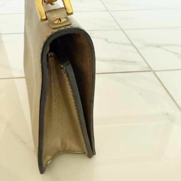 Christian Dior J'Adiore Gold Leather Chain Flap Shoulder Bag - Picture 5 of 15